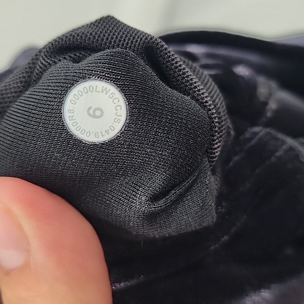 Lululemon Wunder Lounge High Rise Tight Velvet 28" Black Leggings Size 6 - Picture 8 of 8